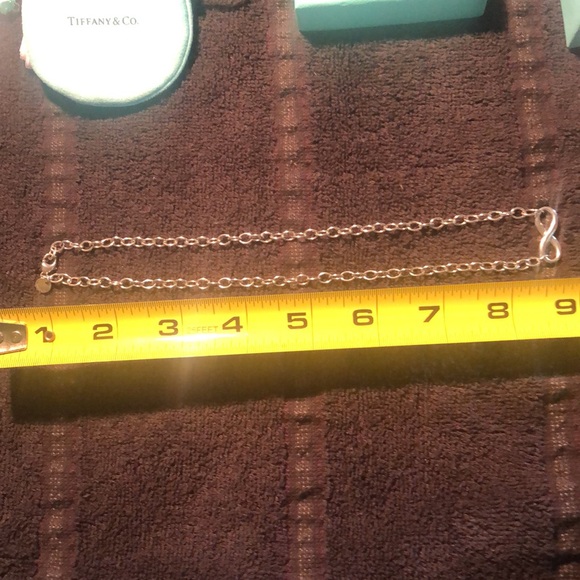 Infinity link chain necklace 18” Tiffany & co sterling silver, boxed & bagged - Picture 3 of 10